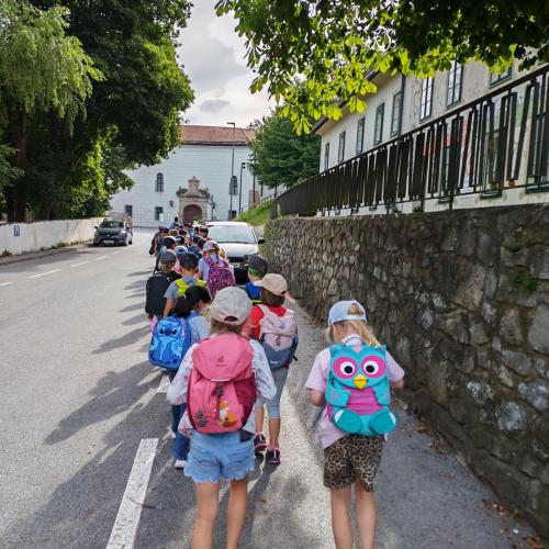 Auf dem Weg zum Schloss